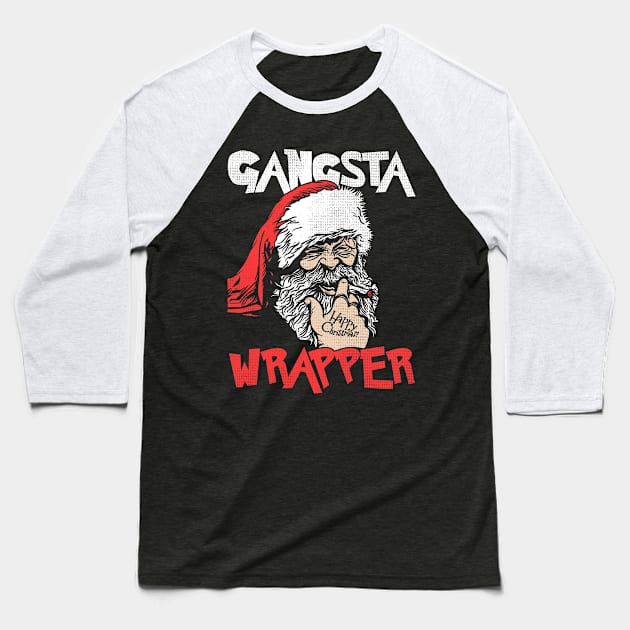 Gangsta Wrapper Baseball T-Shirt by Sofiia Golovina